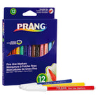 Prang Classic Art Markers - Fine Line - Assorted Colours - 12 Pack-Assorted colours, durable fine line tip