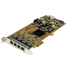 StarTech 4 Port Gigabit Power Over Ethernet PCIE Network Card, Pse/Poe PCI Express Nic-Position your network devices where power outlets aren't available, with 25.5 Watts per-port PoE output