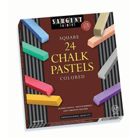 Sargent Art Assorted Square Chalk Pastels, 2.5" x 0.38", 48 Pack-Assorted chalk pastels with rich pigments are a great way to add vibrant Colour to creative projects