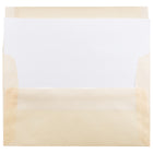 JAM Paper A10 Invitation Envelopes, 6 x 9.5, Spring Ochre Ivory Translucent Vellum, 50 Pack (PACV850I)-Envelope Size: 6" x 9.5"