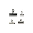 Bulldog Clips, 11/32" Cap, Size 2, 2-1/4"W, 36/B x , Silver-Grip Clips hold notes and other important papers