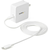 StarTech 1 Port USB-C Wall Charger with 60W of Power Delivery-This USB C Power Delivery Charger provides next-generation technology that can fast charge your USB Type-C tablet or laptop that requires up to 60W