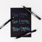 Tombow Fudenosuke Pastel Brush Pens - 6 Pack-Layer ink to increase opacity