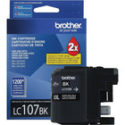 Brother LC107 Black Ink Cartridge, Extra High Yield (LC107BKS)-Super high-yield ink cartridge, up to 1200 pages