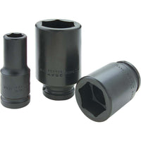 Gray Tools 30mm X 3/4" Drive, 6 Point Deep Length, Impact Socket-Size: 30mm
