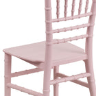 Flash Furniture Kids Pink Resin Chiavari Chair - 10 Pack-Made of highest form of resin available, K-Resin