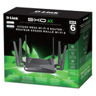 D-Link DIR-X3260 AX3200 Mesh Wi-Fi 6 Router-Wi-Fi 6 (802.11ax) technology provides faster speeds, greater capacity and less network congestion
