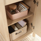 Sauder 66"W Whitaker Point Executive Desk - Natural Maple-   Finished on all sides for versatile placement
