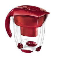 Mavea Elemaris XL 9-Cup Water Filtration Pitcher, Ruby Red (M1018906)-Elemaris Systems utilize advanced design and technology for great-tasting, healthy water