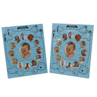 Cathay Importers Premier Anniversaire Frame, Blue, 2 Pack-Table top/ Collage