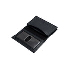 Champs Leather RFID Cardholder - Navy-ID window for super fast and easy display of your most used cards