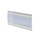 Azar Displays 4" x 6" Plastic Adhesive-Back C-Channel Nameplates, Clear, 10 Pack (199613)-Great for offices, schools, business and much more