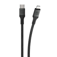 Scosche Strikeline Premium Charge & Sync Braided Cable for Lightning/USB-C Devices - 8 ft - Space Grey-Apple MFI certified: This Lightning connector is Apple MFI Certified to guarantee compatibility with any Apple Lightning Device