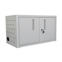 Luxor (LLTMW16-G) 16 Tablet Wall/Desk Charging Box, Grey-Perfect for Wall-mounted applications as well as desk surface configurations