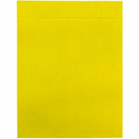 JAM Paper 10" x 13" Tyvek Tear-Proof Open End Catalog Envelopes - Yellow - 10 Pack -Colour: Yellow
