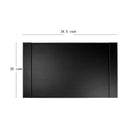 SUM Life Edge Office Desk Pad - 34" x 20" - Black-Dimension: 36" x 20" x 1"