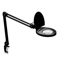 Dainolite LED Magnifier Black With 5D Lens +A Bracket Black-Desk Lamp
