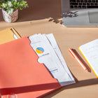 U Brands U Eco Wheat Straw File Jacket - 5 Pack-Packaging made from 100% recycled paper and plastic