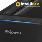 Fellowes Powershred LX190 Cross-Cut Shredder-Shreds 20 sheets of paper per pass into small cross-cut particles for enhanced security