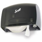 Scott High-Capacity Jumbo Roll Toilet Paper - 2-Ply - Non-perforated - Compact Case for Easy Storage - White - 4 Pack-White