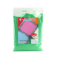 Sandtastik Classic Coloured Sand, 5 lb (2.3 kg) Bag, Fluorescent Green-Fine grain with natural sparkle throughout