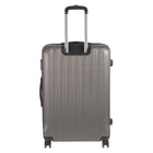 Nicci Grove 28" Hardside Check-in Luggage - Charcoal Grey-Top and side carry handle
