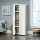 Sauder HomePlus Storage Cabinet - White -Detailed instruction booklet for quick and easy assembly.