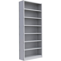 Metalware RK329 Boltless Shelving Unit, 8-Shelves, 36" x 18" x 88", Light Grey-Adjustable shelving system that provides high strength, yet economical storage capacity for your needs