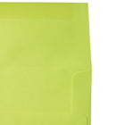 JAM Paper A8 Invitation Envelopes, 5.5 x 8.125, Brite Hue Ultra Lime Green, 1000 Pack (15955B)-Closure: Gum