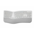 Kensington Pro Fit Ergo Wireless Keyboard - Grey-Built-in wrist rest supports, cushions, and cradles the wrists