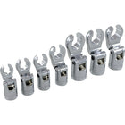 Dynamic Tools 3/8" Drive 7 Piece SAE, Flare Nut Socket Set, 3/8" - 3/4"-Contains: 3/8", 7/16", 1/2", 9/16", 5/8", 11/16", 3/4"