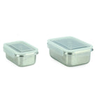 Minimal RT Stainless Steel Containers - 500ml, 1000ml - Set of 2-18/8 Stainless steel light weight food container