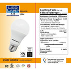 Northern Stars 9W Natural White LED A19 Light Bulb, 2 Pack-9W, 120V