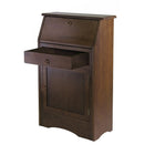 Winsome Regalia Secretary Desk, Antique Walnut-Assembly required