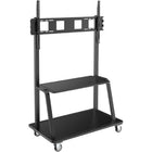 Tripp Lite Heavy-Duty Rolling TV Cart for 60" to 105" Displays - Black-Dimensions: 31.0"W x 9.0"H x 62.0"D