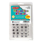 Charles Leonard Wiggle Eyes Stickers, Black (CHL64620)-Incentive Chart/Pad Stickers
