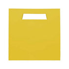 Jam Paper Heavy Duty Die Cut Glossy Gift Bags with Rectangular Handle - Large - 15" x 5 1/2" x 15" - Yellow - 3 Pack-Color: Yellow Glossy