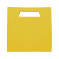 Jam Paper Heavy Duty Die Cut Glossy Gift Bags with Rectangular Handle - Large - 15" x 5 1/2" x 15" - Yellow - 3 Pack-Color: Yellow Glossy