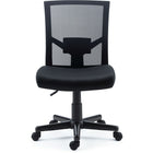 Staples Radnor Mesh and Fabric Armless Task Chair-Compact, armless design is ideal for smaller spaces