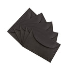 JAM Paper 3drug Mini Small Envelopes, 2 5/16 x 3.63, Black Linen Recycled, 1000 Pack (13238B)-Closure: Gum
