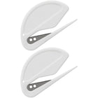Staples Letter Opener - 2 Pack-Easy to use design allows for smooth and effortless opening of envelopes