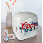 Coors Light Portable 12 Can Cooler/Warmer-Retro metal ice chest design