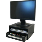 Victor Wood Monitor Riser, Midnight Black (1175-5)-Raises monitor to eye level to reduce neck and back strain