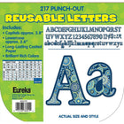 Eureka Blue Harmony 4" Deco Letters, Blue, 651 Pack-Blue Harmony Letters