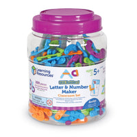 Learning Resources Letter & Number Maker Classroom Set - Multicolor-The classroom edition of our fun letter and number maker!