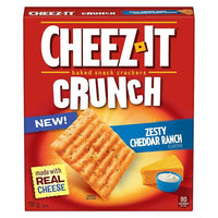 Cheez-It Crackers - Cheddar Ranch - 191g-Ripple-shaped snack crackers with bold flavours & crunchy, chip-like texture