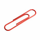 JAM Paper Colored Jumbo 2" Paper Clips - Red - 3 Packs of 75-These colorful paperclips are great for organizing papers at home, school, or the office