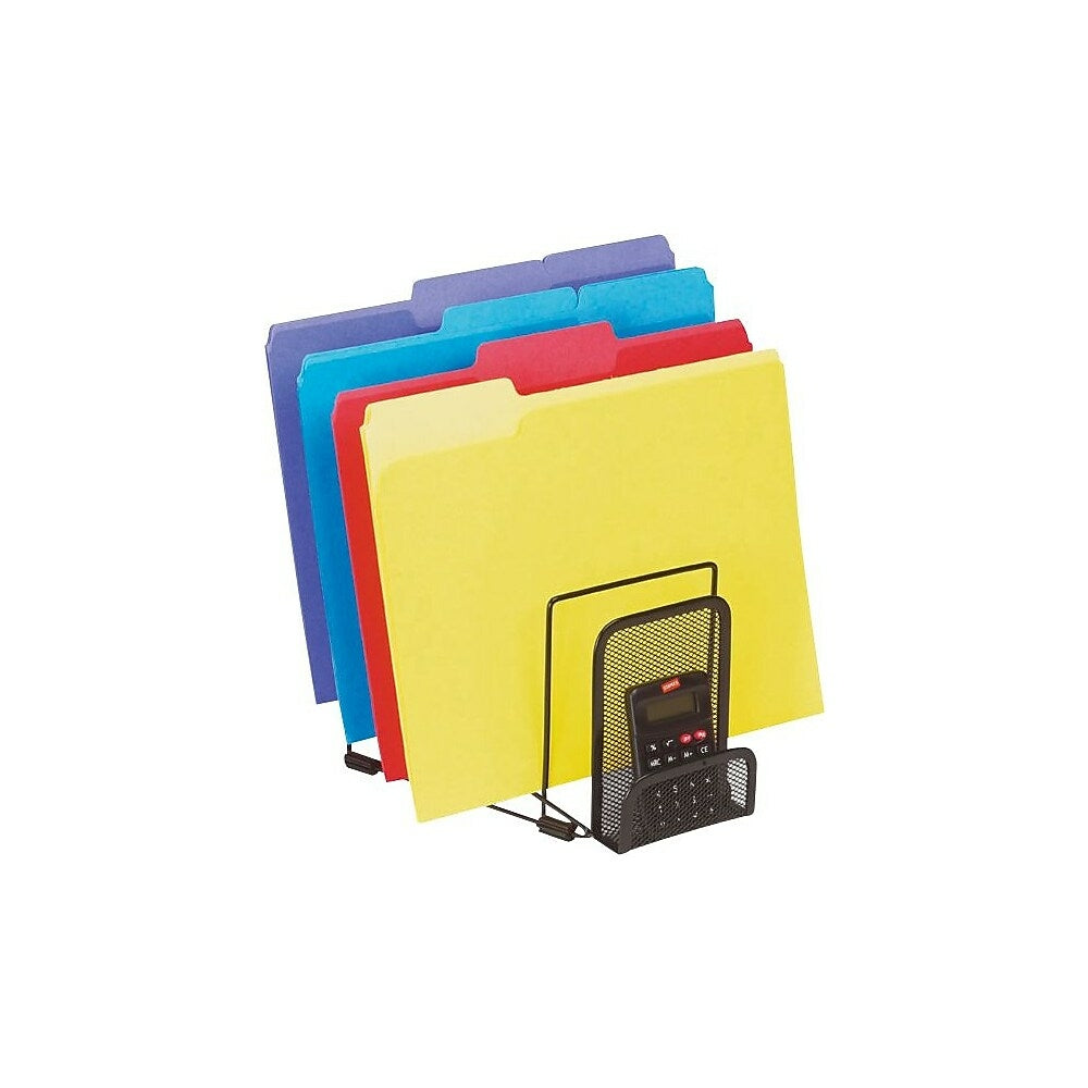 Staples Metal Mesh File Step Sorter - 6-Slots - Black | staples.ca