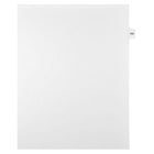 Mark Maker Legal Exhibit Index Tab White Single Tabs, 1/15th Cut, Letter Size, No Holes, Number 153, 25 Pack-White Single Tabs, 1/15th Cut