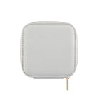 General Supply Goods + Co Vegan Leather Universal Tech Storage - Silver Grey-Box for small tech accessories